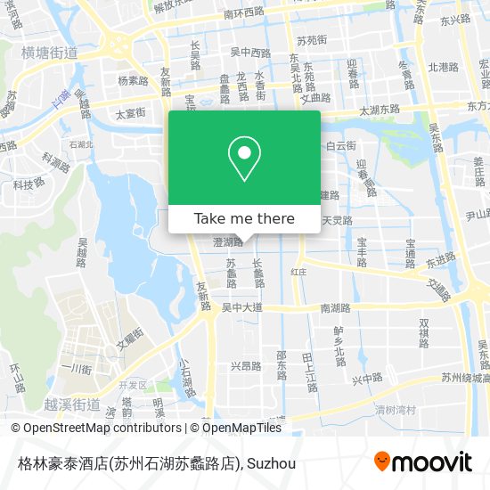 格林豪泰酒店(苏州石湖苏蠡路店) map