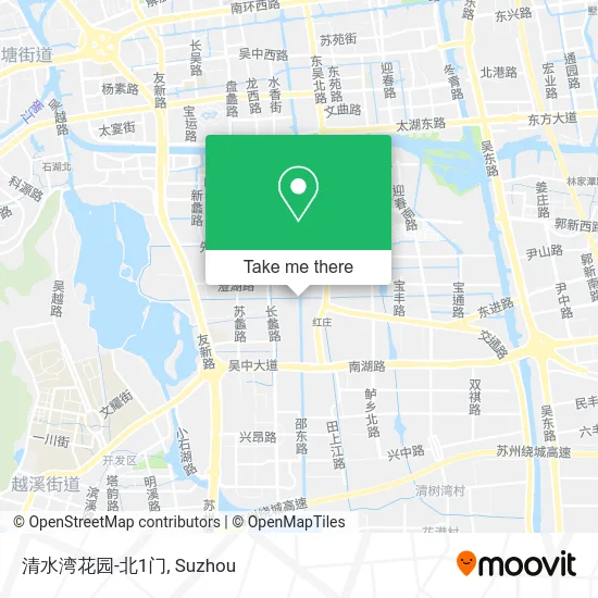 清水湾花园-北1门 map