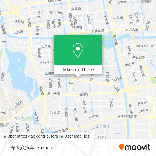 上海大众汽车 map