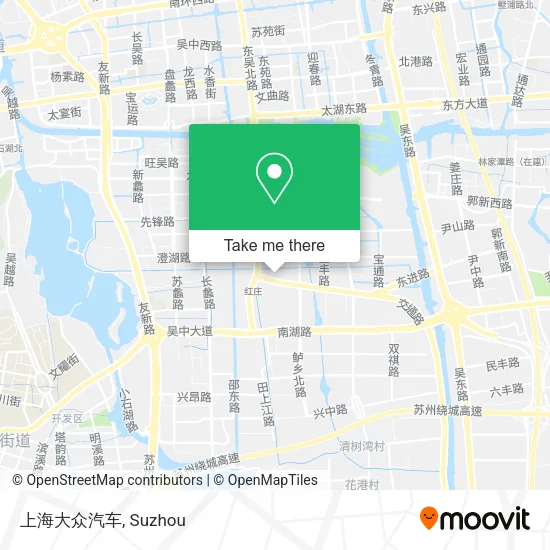 上海大众汽车 map