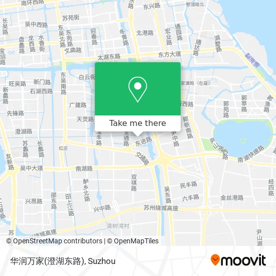 华润万家(澄湖东路) map