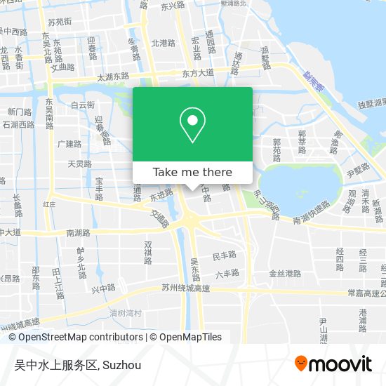 吴中水上服务区 map
