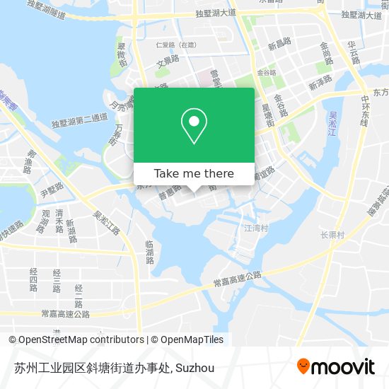 苏州工业园区斜塘街道办事处 map