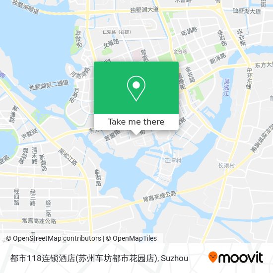 都市118连锁酒店(苏州车坊都市花园店) map