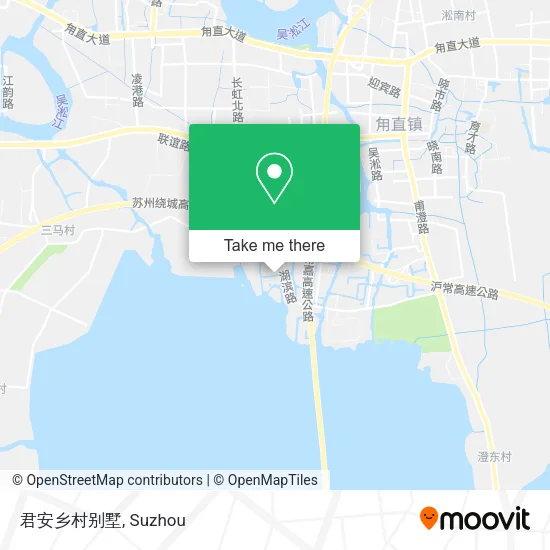 君安乡村别墅 map