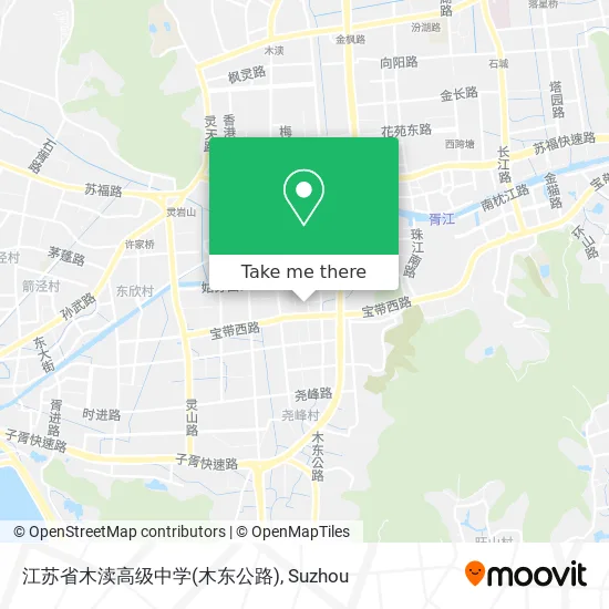 江苏省木渎高级中学(木东公路) map