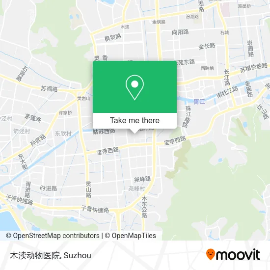 木渎动物医院 map