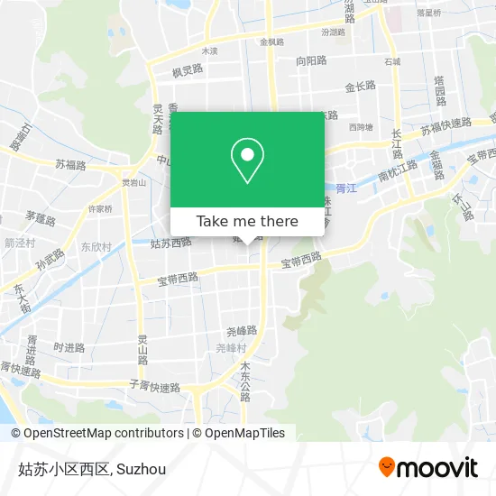姑苏小区西区 map