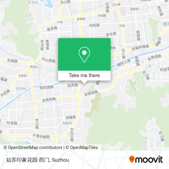 姑苏印象花园-西门 map