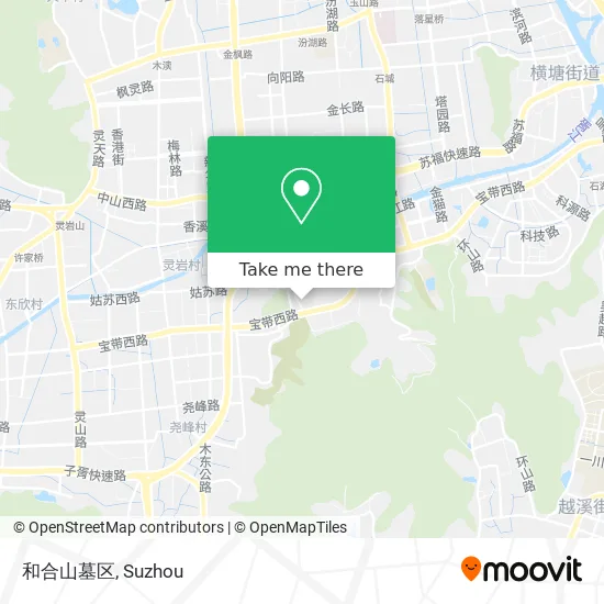 和合山墓区 map