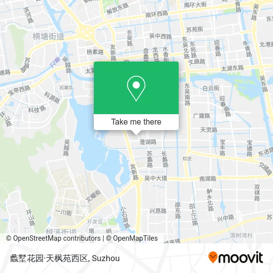 蠡墅花园·天枫苑西区 map