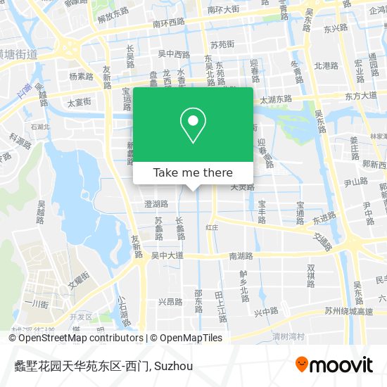 蠡墅花园天华苑东区-西门 map