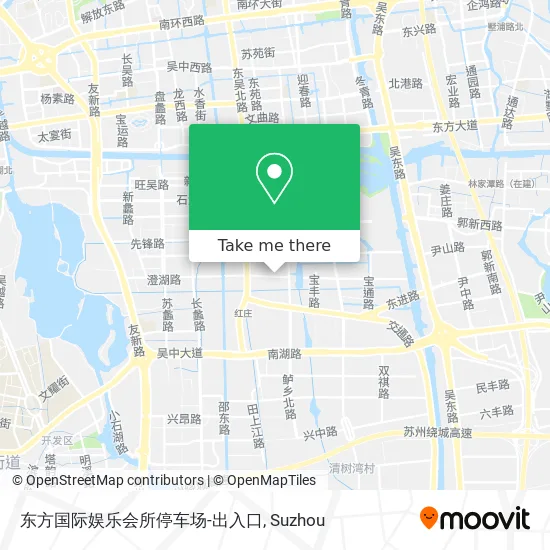 东方国际娱乐会所停车场-出入口 map