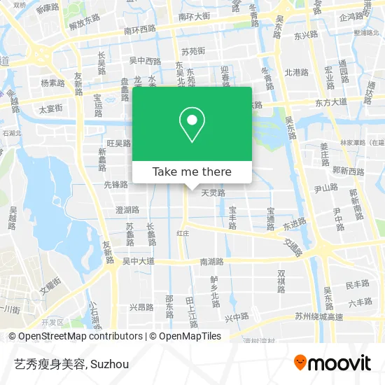 艺秀瘦身美容 map