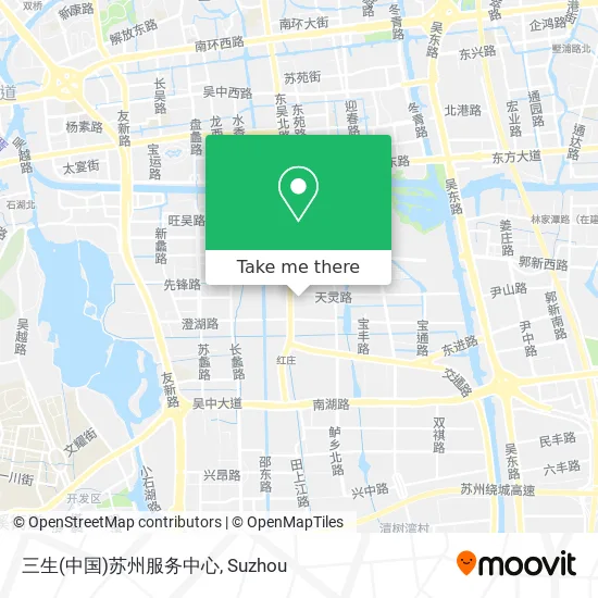 三生(中国)苏州服务中心 map