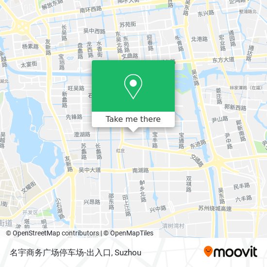 名宇商务广场停车场-出入口 map