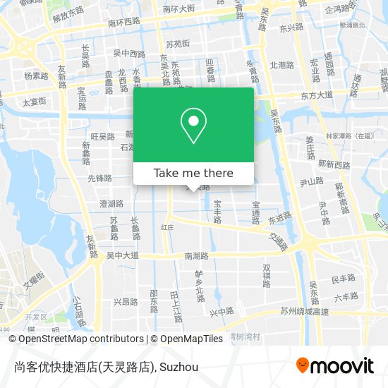 尚客优快捷酒店(天灵路店) map