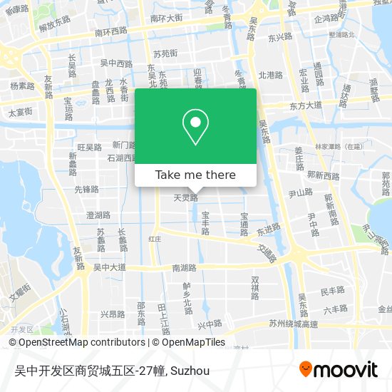吴中开发区商贸城五区-27幢 map