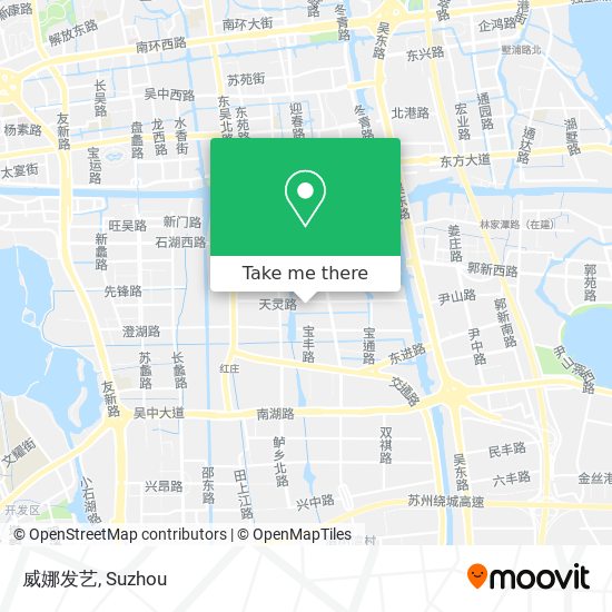 威娜发艺 map