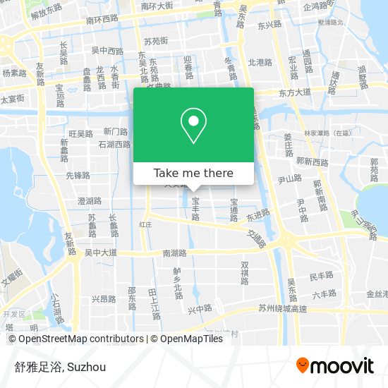 舒雅足浴 map
