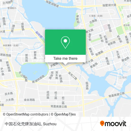 中国石化壳牌加油站 map