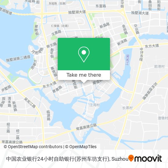 中国农业银行24小时自助银行(苏州车坊支行) map