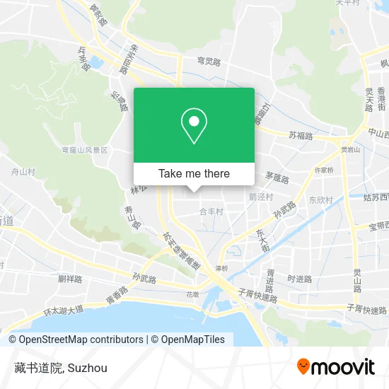 藏书道院 map