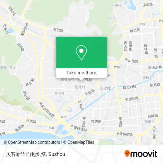 贝客新语面包烘焙 map