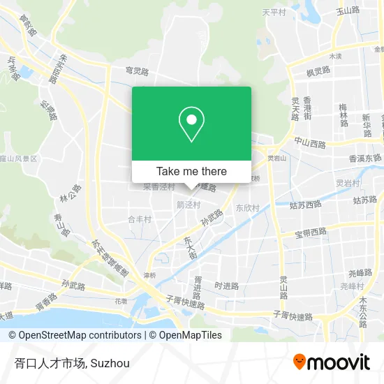 胥口人才市场 map