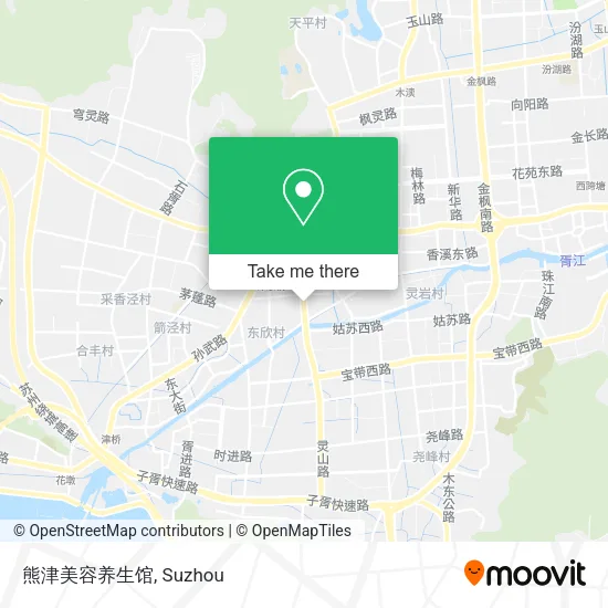 熊津美容养生馆 map