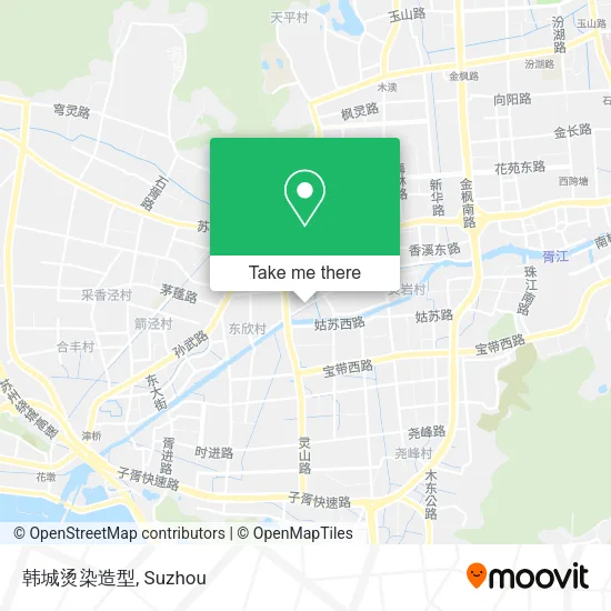 韩城烫染造型 map