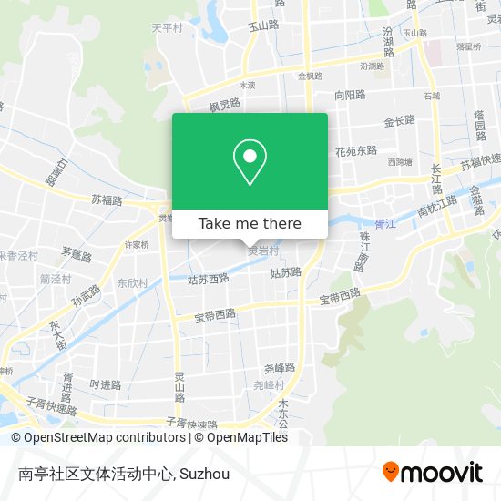 南亭社区文体活动中心 map