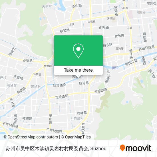 苏州市吴中区木渎镇灵岩村村民委员会 map