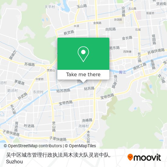 吴中区城市管理行政执法局木渎大队灵岩中队 map