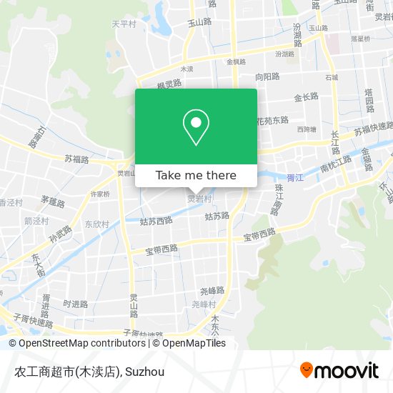 农工商超市(木渎店) map