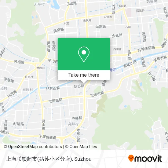 上海联锁超市(姑苏小区分店) map