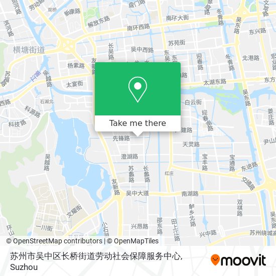苏州市吴中区长桥街道劳动社会保障服务中心 map