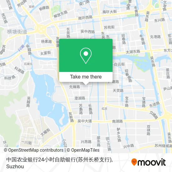 中国农业银行24小时自助银行(苏州长桥支行) map