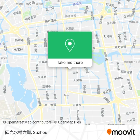 阳光水榭六期 map