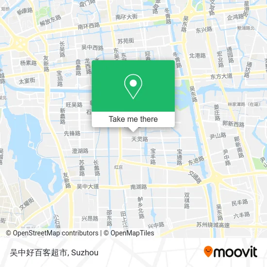 吴中好百客超市 map