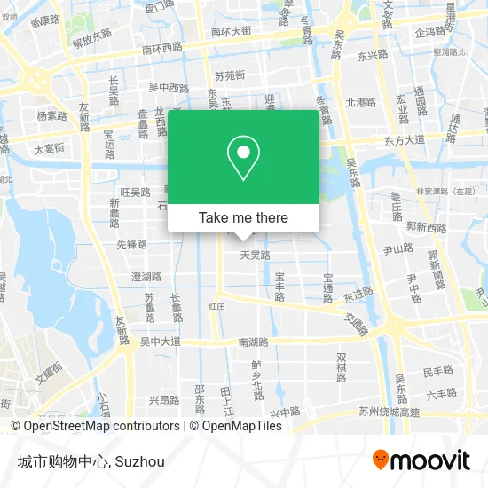 城市购物中心 map