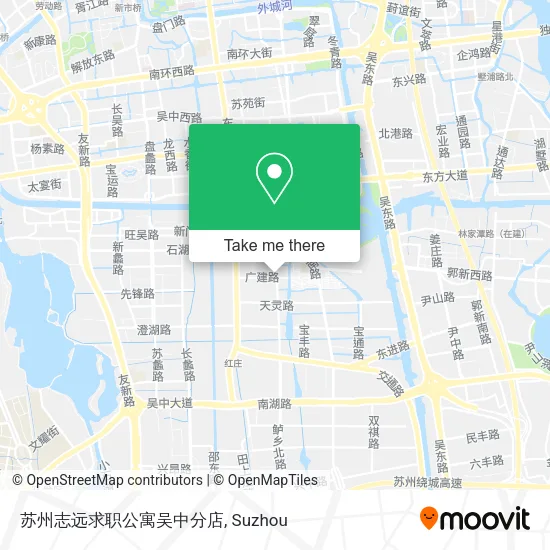 苏州志远求职公寓吴中分店 map