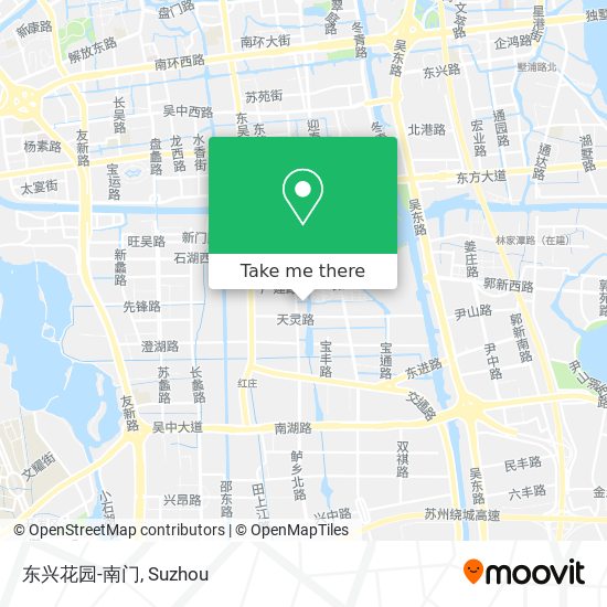 东兴花园-南门 map