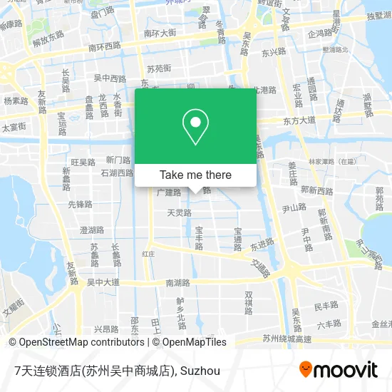 7天连锁酒店(苏州吴中商城店) map