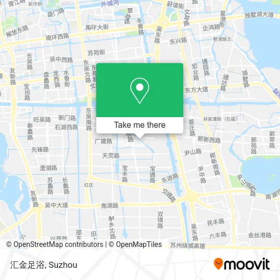 汇金足浴 map