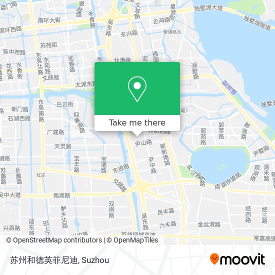 苏州和德英菲尼迪 map