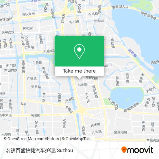 名骏百盛快捷汽车护理 map