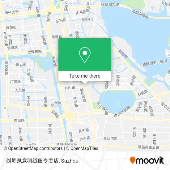 斜塘凤意羽绒服专卖店 map