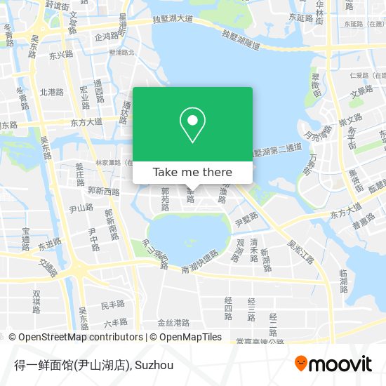 得一鲜面馆(尹山湖店) map