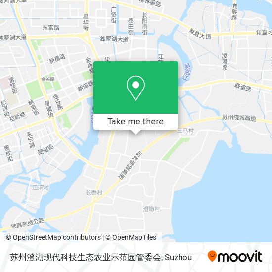 苏州澄湖现代科技生态农业示范园管委会 map